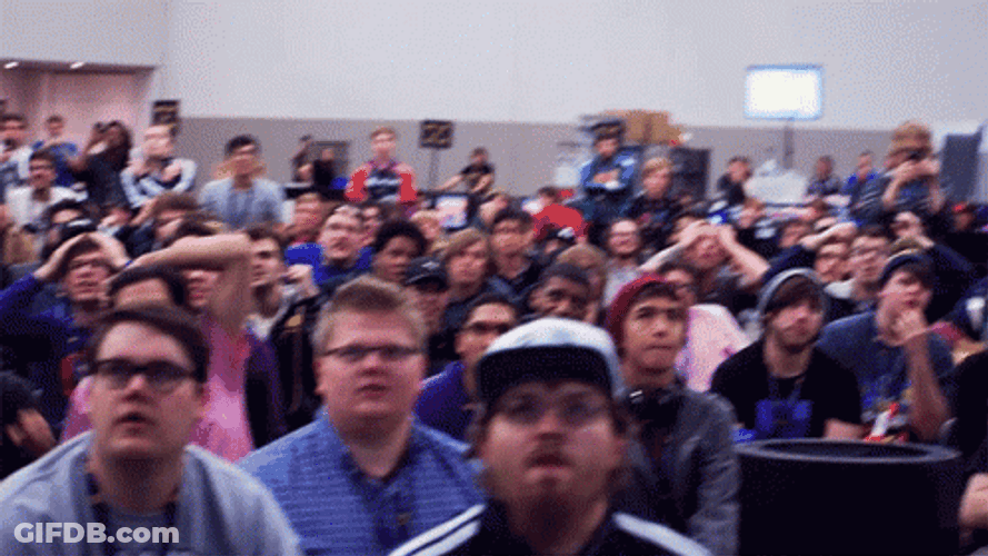 Joyous Crowd Cheering And Clapping GIF