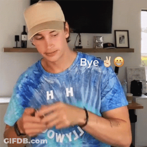 Jtbarnett Bye And Throwing Phone GIF