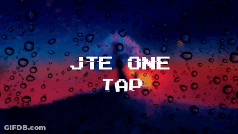 Jte One Tap Screen With Water Drops GIF