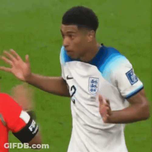 Jude Bellingham Shookt Face GIF