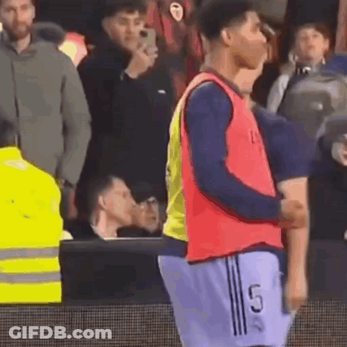Jude Bellingham Stretching GIF