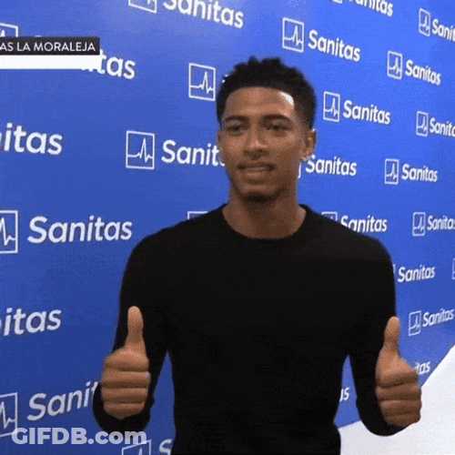 Jude Bellingham Thumbs Up GIF