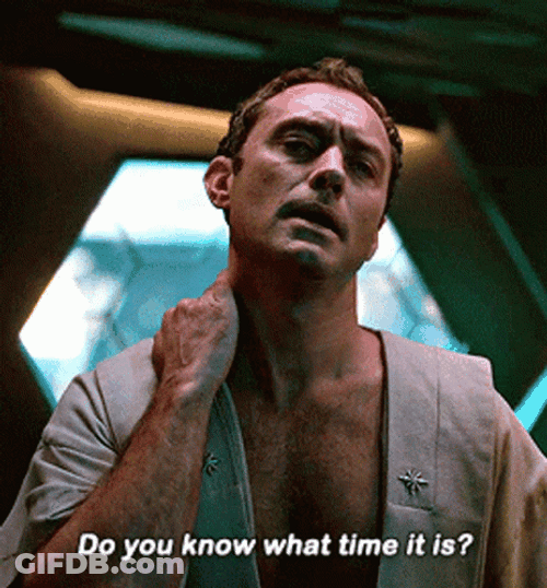 Jude Law It Is Time GIF