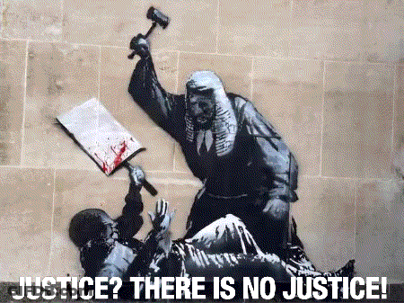 Judge Hammer Bloody Cleaver Justice There Is No GIF