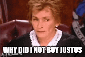 Judge In Courtroom Saying Why Did I Not Buy Justus GIF