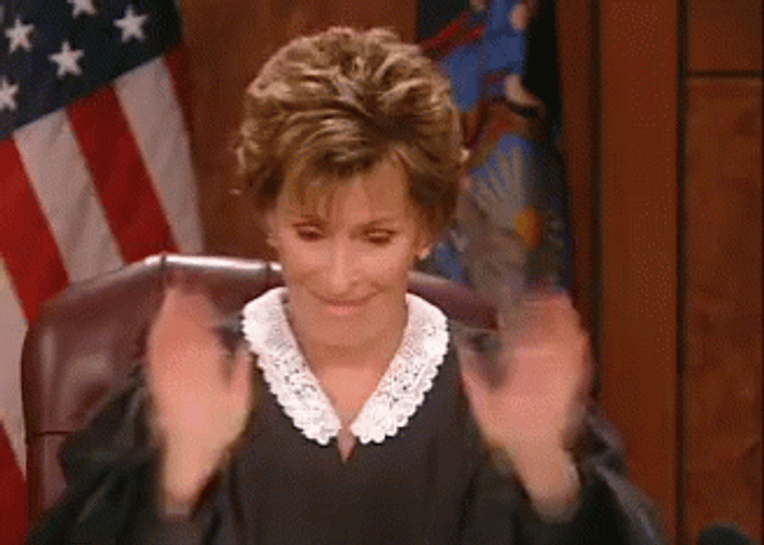 Judge Judy Angry Reaction GIF