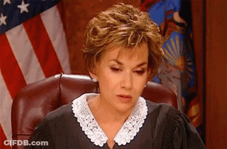 Judge Judy Eye To Eye GIF