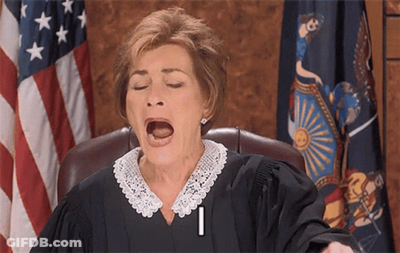 Judge Judy Sheindlin Dont Care GIF
