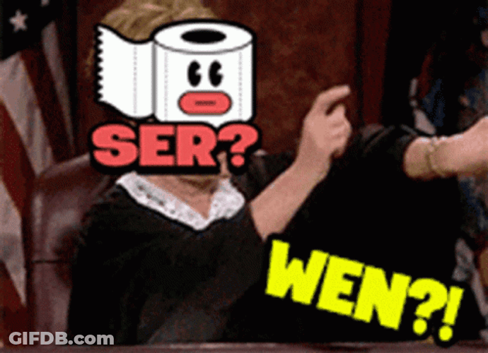 Judge Judy Time Toilet Break GIF