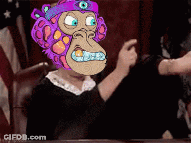 Judge Judy Time Trippin' Ape Hurry GIF