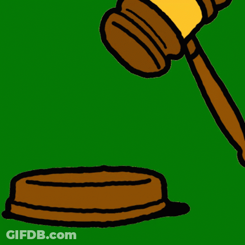 Judge's Gavel Courts Uphold Our Freedoms #Govotewi GIF