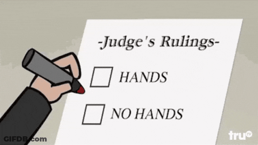 Judge's Ruling Checklist GIF