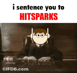Judge Sentences Hitsparks GIF