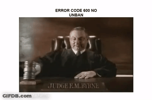 Judge Sitting With Gavel GIF