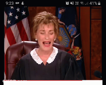 Judge Woman Crying In Front Of American Flag GIF