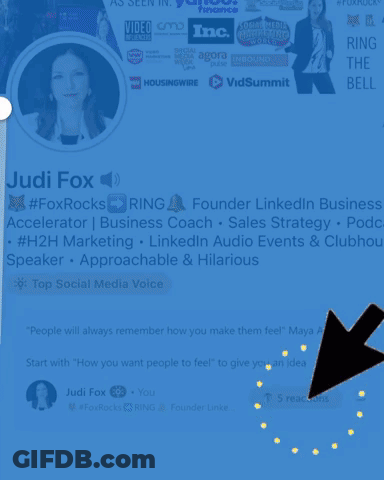 Judi Fox Twitter Page GIF