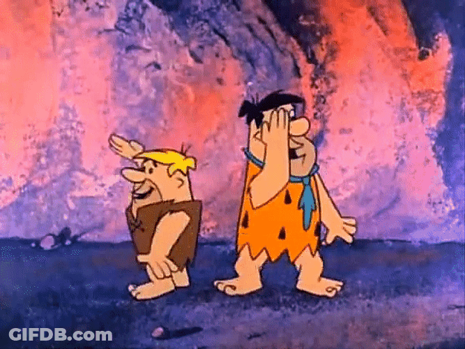 Judo Chop Flintstones GIF