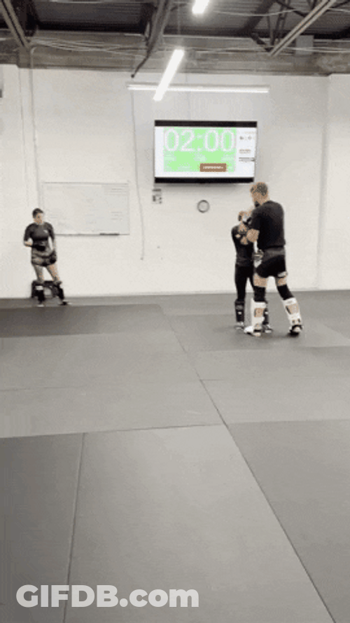 Judo Chop Intense Training GIF