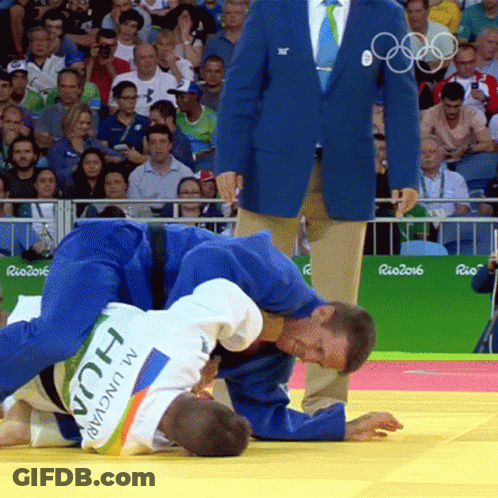 Judo Match At Rio 2016 Olympics GIF