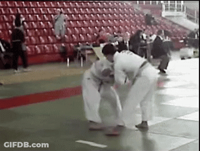 Judo Throw Aggressive GIF