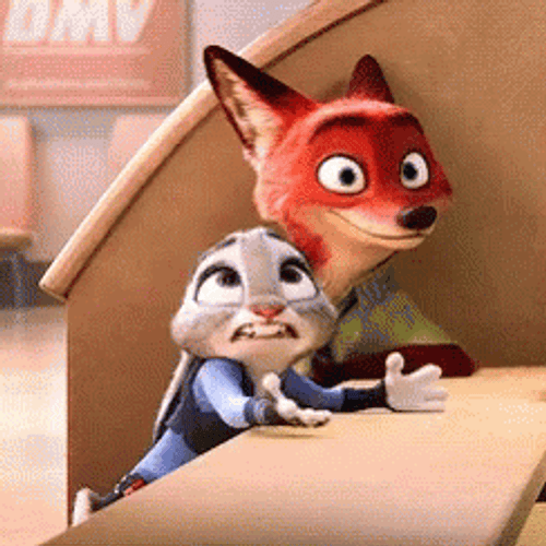 Judy And Nick Zootopia Facepalm Meme GIF