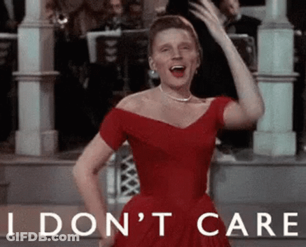 Judy Garland Dont Care GIF