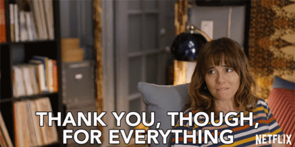 Judy Hale Thank You For All You Do GIF