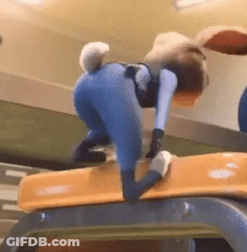 Judy Hopps Can't Climb Up GIF