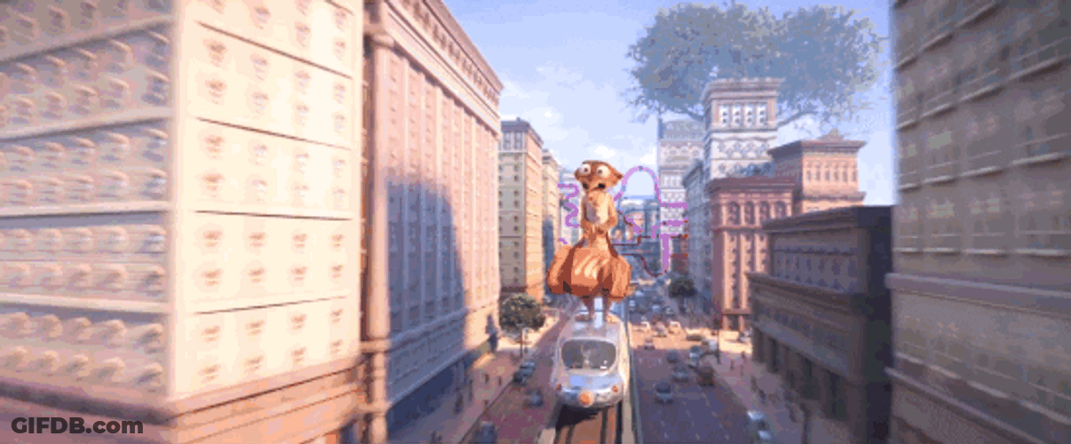 Judy Hopps Catching Weaselton GIF