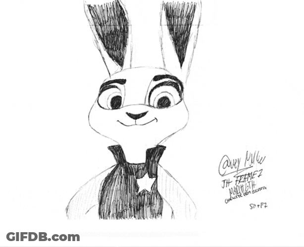 Judy Hopps Illustration GIF