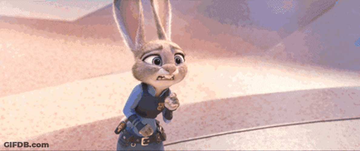 Judy Hopps Pleading To Clawhauser GIF