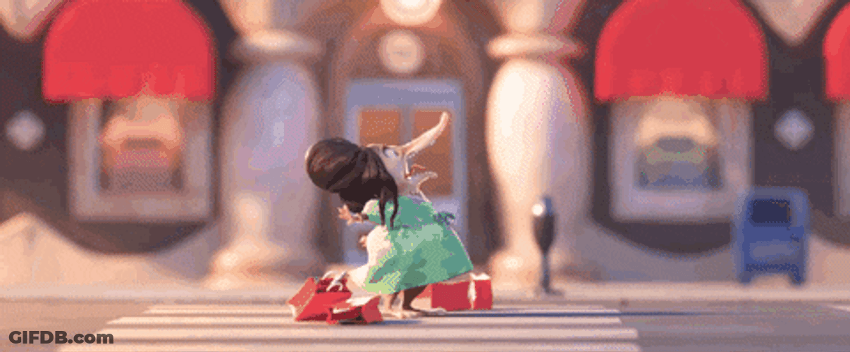 Judy Hopps Saves Little Lady GIF