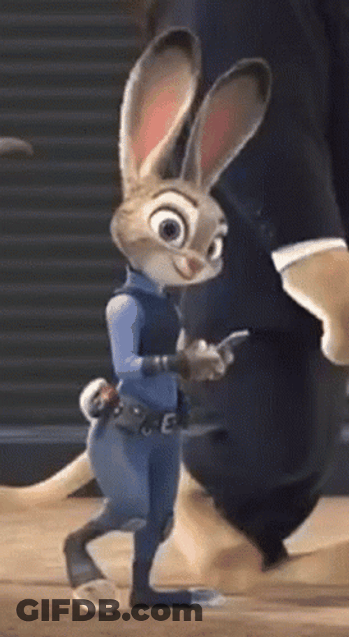 Judy Hopps Scrolling Phone GIF