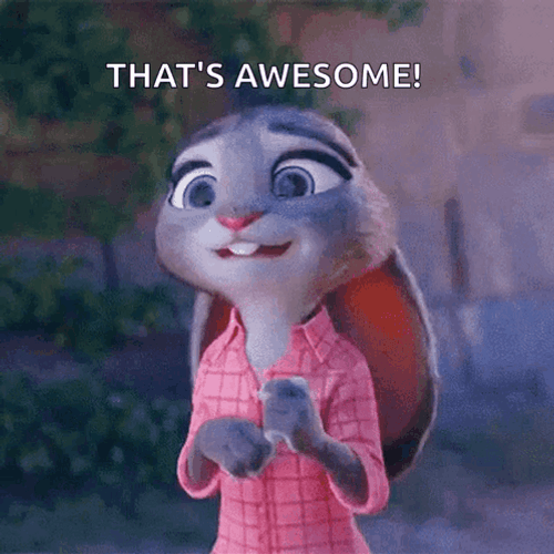 Judy Hopps Tearful Everything Is Awesome GIF