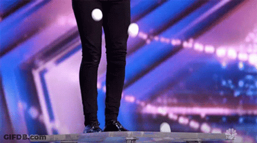 Juggling Balls On Stage Audition GIF