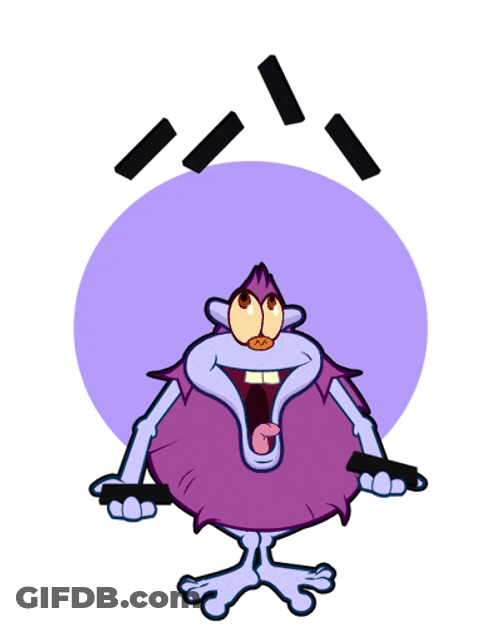 Juggling Hominid GIF