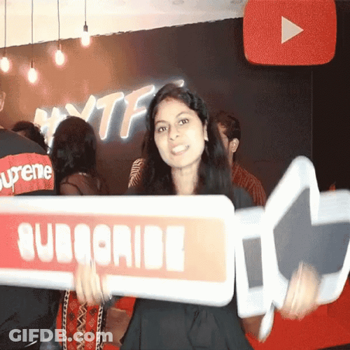 Juggling Subscribe Share Button GIF