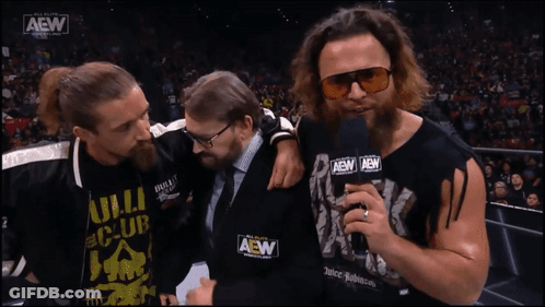 Juice Robinson Jay White GIF