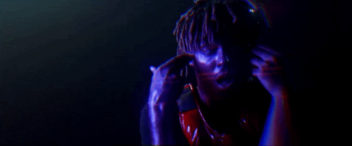 Juice Wrld Crazily Singing GIF