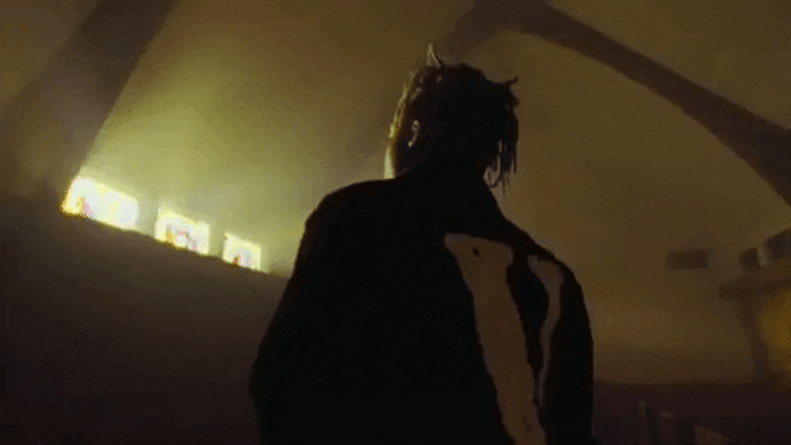 Juice Wrld Moving Backwards GIF