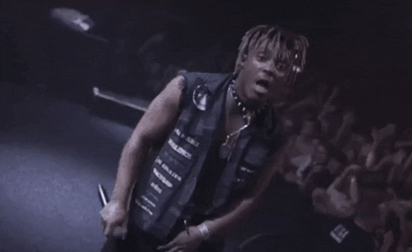 Juice Wrld On Concert Stage GIF