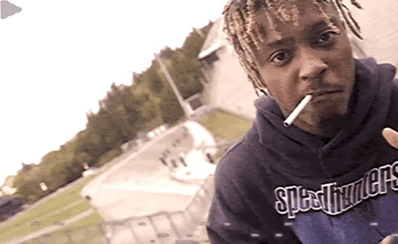 Juice Wrld Punching GIF