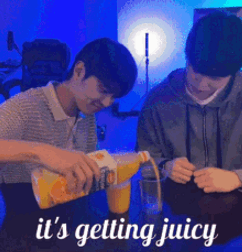 Juicy Drink Lee Hajoon Jaehyeong GIF