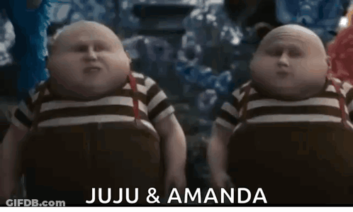 Juju And Amanda Cartoon Characters GIF