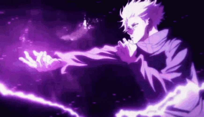 Jujutsu Kaisen Gojo Hollow Purple GIF