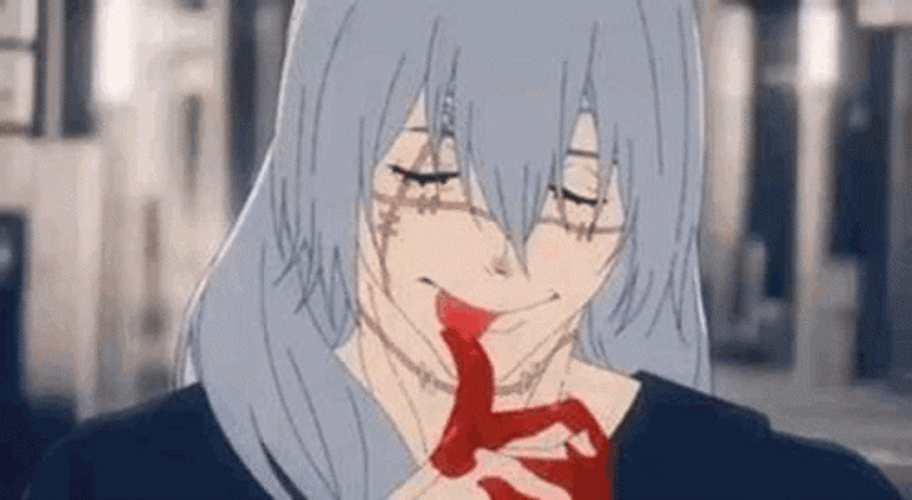 Jujutsu Kaisen Mahito Blood Taste GIF