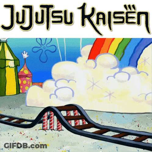 Jujutsu Kaisen Roller Coaster Poster GIF
