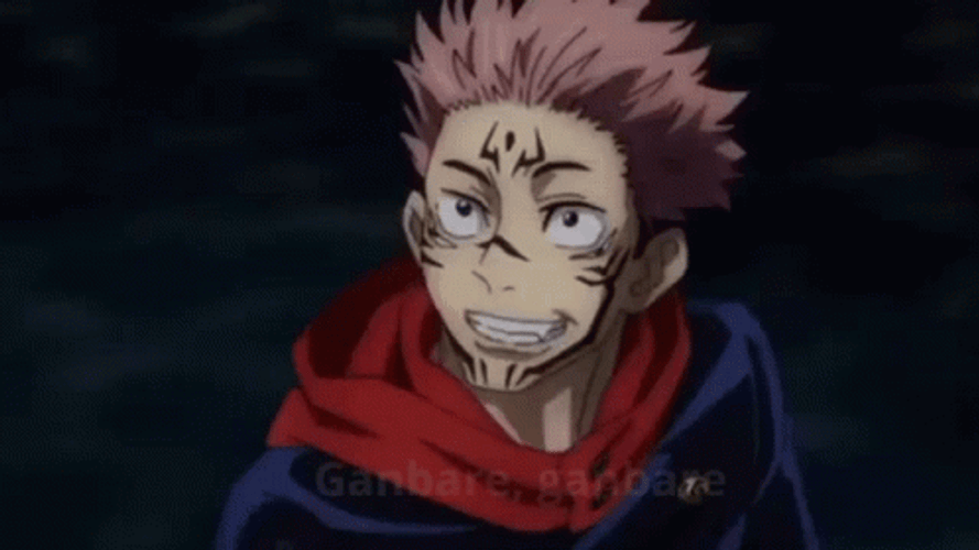 Jujutsu Kaisen Ryomen Sukuna Ganbare GIF