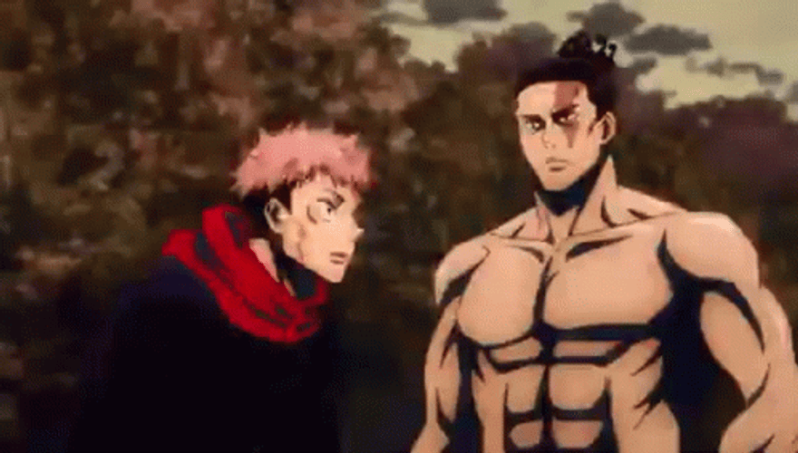 Jujutsu Kaisen Yuji Anime Slap GIF