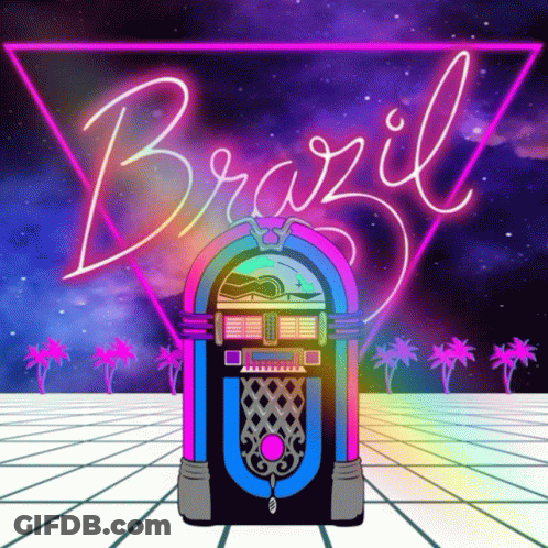Jukebox With Word Brazil GIF